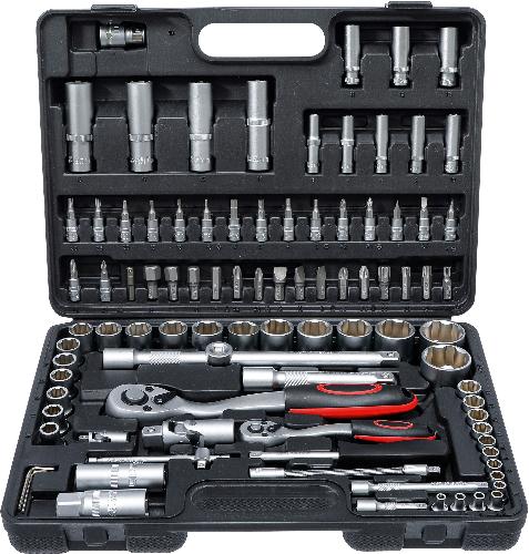 BGS Do It Yourself Steckschlüssel-Satz | Antrieb 6,3 mm (1/4") / 12,5 mm (1/2") | 94-tlg.