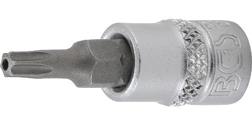 BGS Bit-Einsatz | Antrieb Innenvierkant 6,3 mm (1/4") | T-Profil (für Torx) mit Bohrung T20