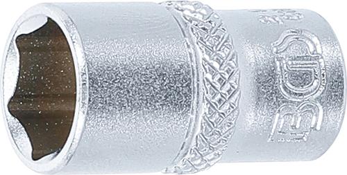 BGS Steckschlüssel-Einsatz Sechskant | Antrieb Innenvierkant 6,3 mm (1/4") | SW 10 mm