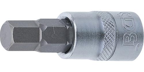 BGS Bit-Einsatz | Antrieb Innenvierkant 10 mm (3/8") | Innensechskant 9 mm