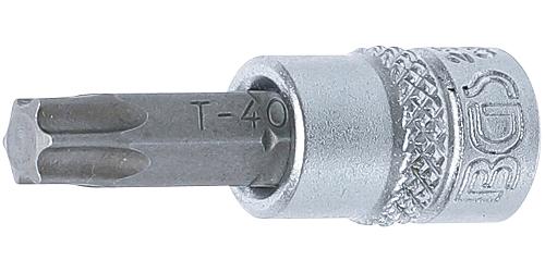 BGS Bit-Einsatz | Antrieb Innenvierkant 6,3 mm (1/4") | T-Profil (für Torx) T40