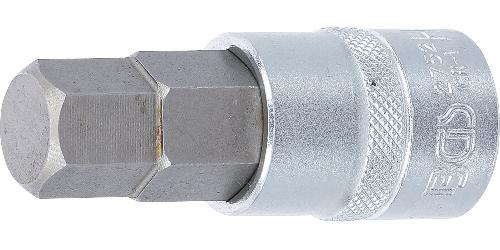 BGS Bit-Einsatz | Länge 70 mm | Antrieb Innenvierkant 12,5 mm (1/2") | Innensechskant 11/16"