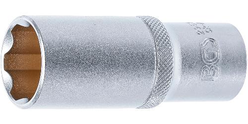 BGS Steckschlüssel-Einsatz Super Lock, tief | Antrieb Innenvierkant 12,5 mm (1/2") | SW 22 mm