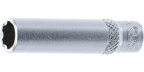 BGS Steckschlüssel-Einsatz Super Lock, tief | Antrieb Innenvierkant 6,3 mm (1/4") | SW 8 mm