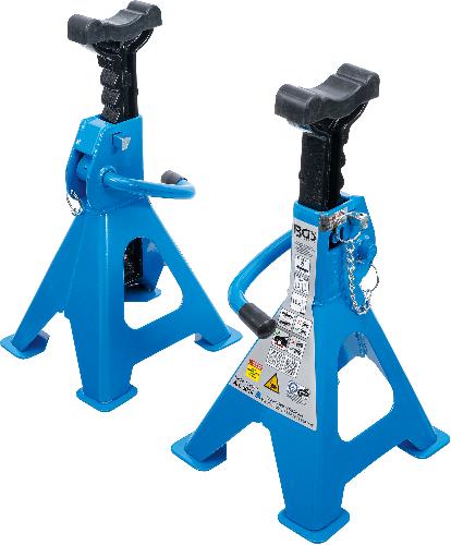 BGS Unterstellböcke | Traglast 2000 kg / Paar | Hub 268 - 418 mm | 1 Paar