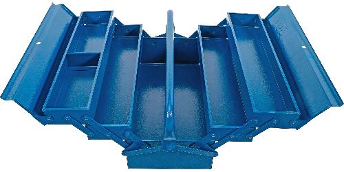 BGS Metall-Werkzeugkasten | leer | 420 x 200 x 200 mm | 5 Fächer