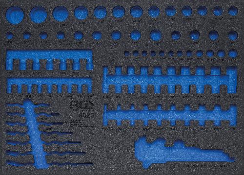 BGS Werkstattwageneinlage 3/3 | leer | für Art. 4020
