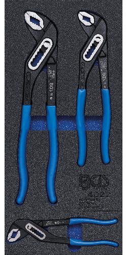 BGS Werkstattwageneinlage 1/3: Wasserpumpenzangen | 3-tlg.