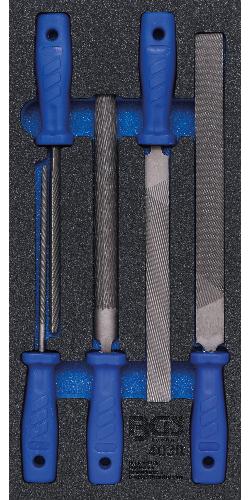 BGS Werkstattwageneinlage 1/3: Feilen-Satz | 5-tlg.