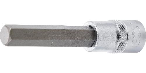 BGS Bit-Einsatz | Länge 100 mm | Antrieb Innenvierkant 12,5 mm (1/2") | Innensechskant 12 mm