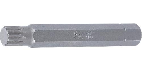 BGS Bit | Länge 75 mm | Antrieb Außensechskant 10 mm (3/8") | Innenvielzahn (für XZN) M10