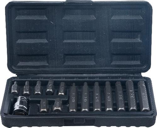 BGS Do It Yourself Bit-Satz | Antrieb Außensechskant 10 mm (3/8") | Innensechskant 15-tlg.