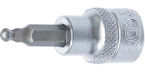 BGS Bit-Einsatz | Antrieb Innenvierkant 10 mm (3/8") | Innensechskant mit Kugelkopf 4 mm