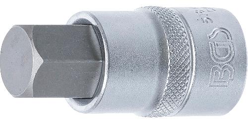 BGS Bit-Einsatz | Antrieb Innenvierkant 12,5 mm (1/2") | Innensechskant 17 mm