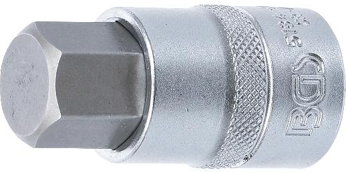 BGS Bit-Einsatz | Antrieb Innenvierkant 12,5 mm (1/2") | Innensechskant 19 mm