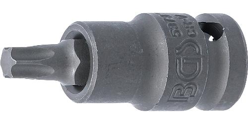 BGS Kraft-Bit-Einsatz | Länge 55 mm | Antrieb Innenvierkant 12,5 mm (1/2") | T-Profil (für Torx) T45