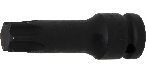BGS Kraft-Bit-Einsatz | Länge 75 mm | Antrieb Innenvierkant 12,5 mm (1/2") | T-Profil (für Torx) T80