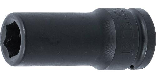 BGS Kraft-Steckschlüssel-Einsatz Sechskant, tief | Antrieb Innenvierkant 20 mm (3/4") | SW 19 mm