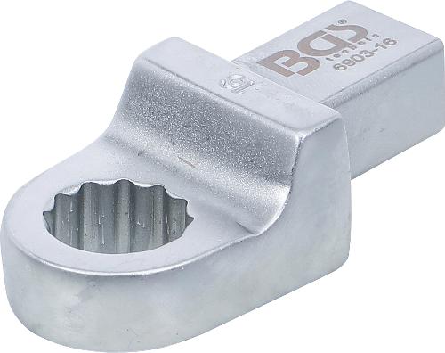 BGS Einsteck-Ringschlüssel | 16 mm | Aufnahme 14 x 18 mm