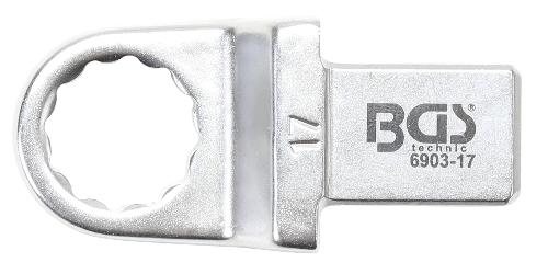 BGS Einsteck-Ringschlüssel | 17 mm | Aufnahme 14 x 18 mm