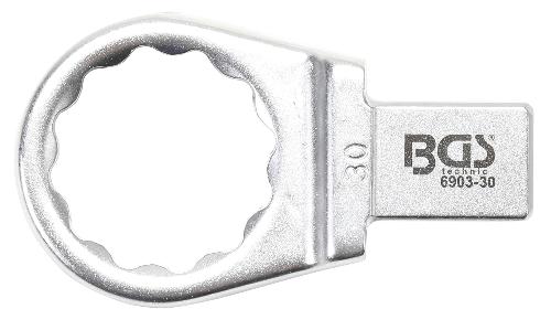 BGS Einsteck-Ringschlüssel | 30 mm | Aufnahme 14 x 18 mm