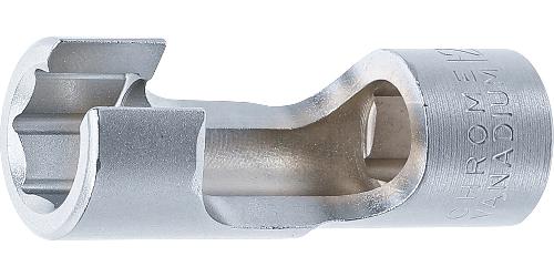 BGS Spezial-Steckschlüssel-Einsatz, geschlitzt | Antrieb Innenvierkant 10 mm (3/8") | SW 12 mm