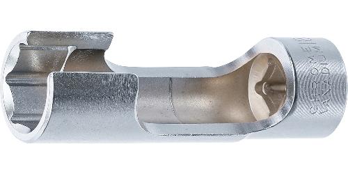 BGS Spezial-Steckschlüssel-Einsatz, geschlitzt | Antrieb Innenvierkant 10 mm (3/8") | SW 18 mm