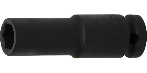 BGS Kraft-Steckschlüssel-Einsatz Sechskant, tief | Antrieb Innenvierkant 12,5 mm (1/2") | SW 13 mm