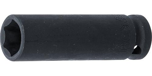 BGS Kraft-Steckschlüssel-Einsatz Sechskant, tief | Antrieb Innenvierkant 12,5 mm (1/2") | SW 16 mm