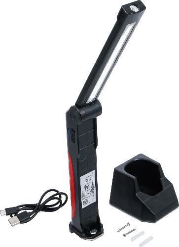 BGS Do It Yourself Akku-Knicklampe | COB-LED | 6,5 W | mit Ladestation