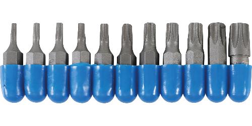 BGS Bit-Satz | Antrieb Außensechskant 6,3 mm (1/4") | Abtrieb T-Profil (für Torx) | 11-tlg.
