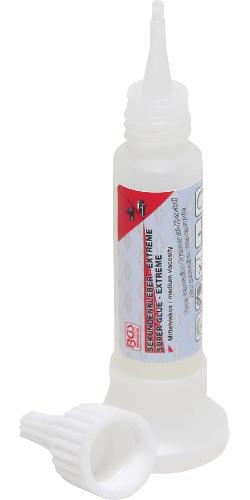 BGS Sekundenkleber | mittelviskos | Flasche mit Standfuß 25 g