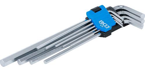 BGS Winkelschlüssel-Satz | extra lang | Innensechskant 1,5 - 10 mm | 9-tlg.