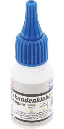 BGS Do It Yourself Sekundenkleber | niedrigviskos | Flasche 20 g
