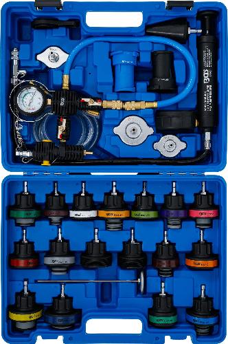 BGS Kühlsystem-Abdrück-Satz | inkl. Befüllsystem | 28-tlg.