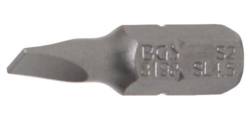 BGS Bit | Länge 25 mm | Antrieb Außensechskant 6,3 mm (1/4") | Schlitz 4,5 mm