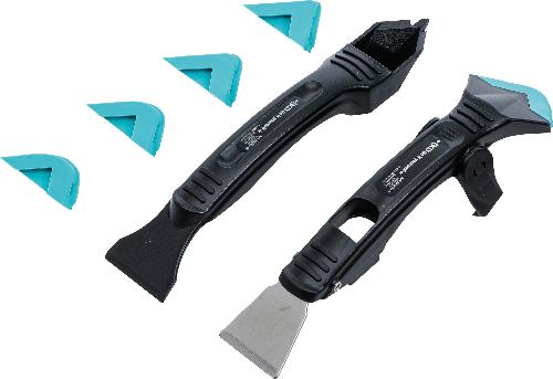 BGS Do It Yourself Silikon-Fugenentferner-Spachtel-Satz | 7-tlg.