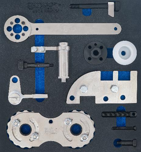 BGS Werkstattwageneinlage 2/3: Motor-Einstellwerkzeug-Satz | für Volvo B4204