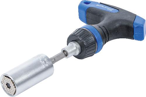 BGS Do It Yourself Multi-Einsatz mit Adapter-Satz | mit Ratschen-T-Griff, umschaltbar | 3-tlg.