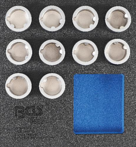 BGS Werkstattwageneinlage 1/6: Felgenschloss-Werkzeug-Satz für Land Rover | 10-tlg.