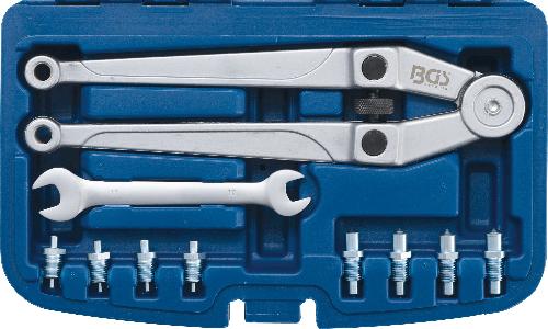 BGS Stirnlochschlüssel-Satz | verstellbar | Ø 2,5 - 9 mm