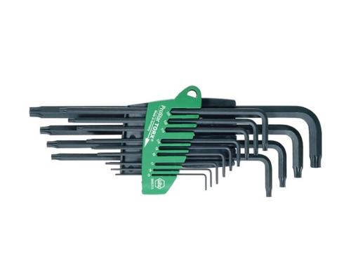 WIHA Stiftschlüssel Set im ProStar Halter TORX® 13-tlg. schwarzoxidiert (24312)