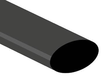 Velleman Schrumpfschlauch 25.4 mm - schwarz - 25 Stück