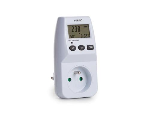 Perel ENERGIEKOSTEN-MESSGERÄT - 230 V - 16 A - STECKER-TYP E (FRANZÖSISCHES SYSTEM)