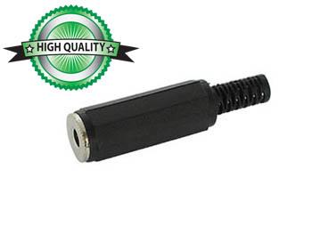 Any brand 3.5mm-MONO-KLINKENBUCHSE - KUNSTSTOFF, SCHWARZ