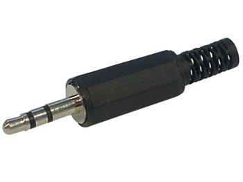 Any brand 3.5mm-STEREO-KLINKENSTECKER - KUNSTSTOFF, SCHWARZ