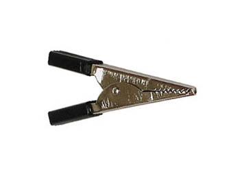 Any brand UNISOLIERTE ABGREIFKLEMME 50mm - SCHWARZ