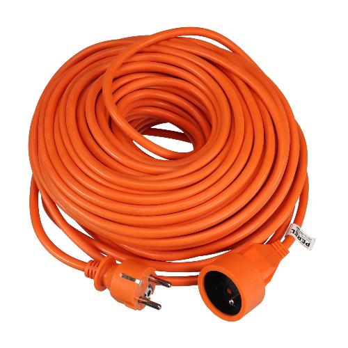 Perel VERLÄNGERUNGSKABEL - 40 m - ORANGE - 3G1.5 - STECKER-TYP E (FRANZÖSISCHES SYSTEM)