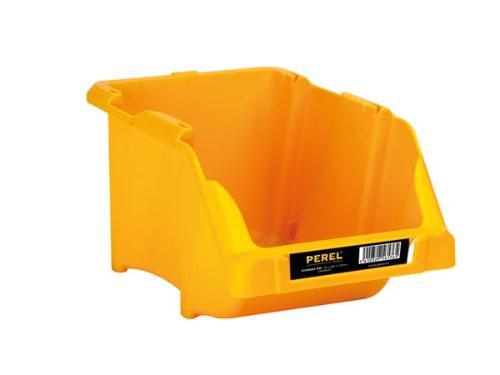 Perel Sichtlagerbox - 125 x 195 x 90 mm - 4 L - Gelb