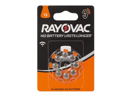 VARTA ZINK-LUFT RAYOVAC 1.45 V - 290 mAh 4606.745.418 (8 St. / Blisterverpackung)